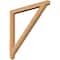 Ekena Millwork Traditional Arts & Crafts Smooth Bracket, Western Red Cedar, 3 1/2"W x 46"D x 46"H BKT04X46X46TRA03SWR - alternate 1